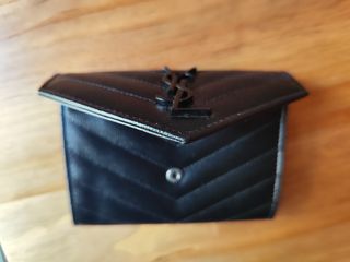 Saint Laurent Cartera Ysl line de Cuero