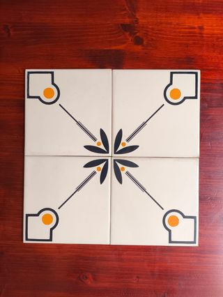Azulejos azulev años 70 15x15