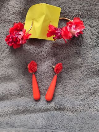 Vestido flamenca y complementos