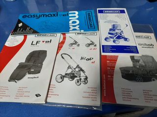 carrito Bebecar 3 en 1 completo