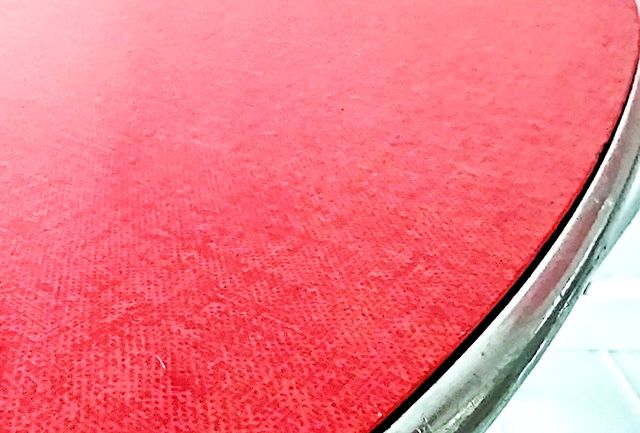 Sedie anni 60 in formica rossa  4 pz.