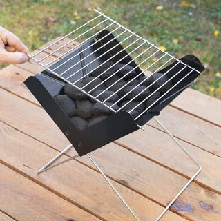 Mini Barbacoa Plegable Portátil para Carbón