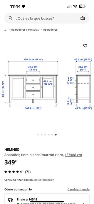 Aparador hemnes