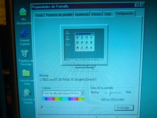 tarjeta de video agp 2X ati rage 2c 4mb