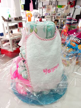 Tarta de Pañales Personalizada Regalos Bebé