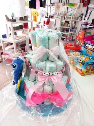 Tarta de Pañales Personalizada Regalos Bebé