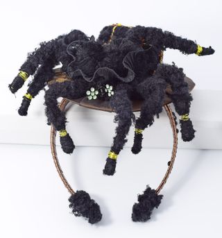 Tocado Tarántula Hecho a Mano Gótico