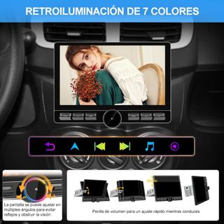 NUEVO Radio Coche 1 DIN (2GB+32GB) 10.6" Hexinex