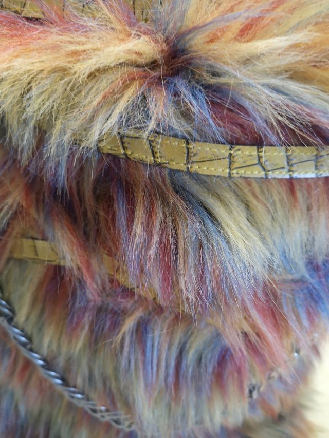 Bolso pelo multicolor