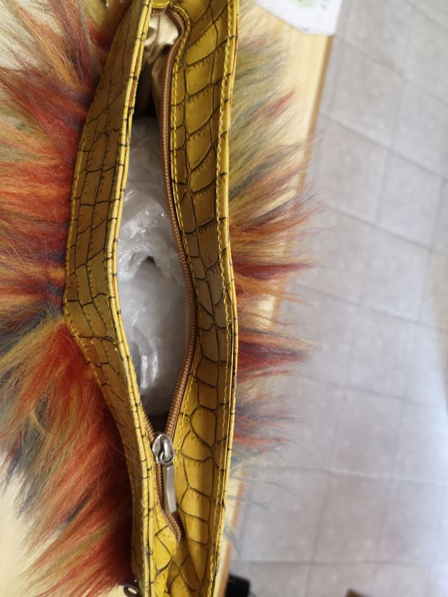 Bolso pelo multicolor