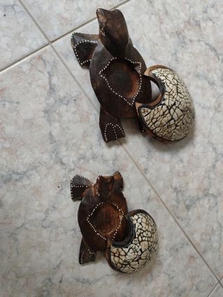 Tartarughe in legno