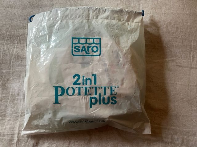 Orinal y reductor de WC de viaje Pottete plus