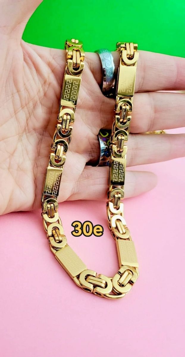 Nuevas cadenas versa de oro laminado 