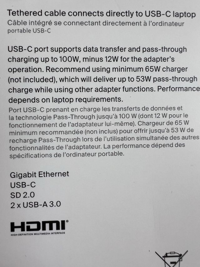 Belkin Adaptador Dock Multipuerto USB C 6 en 1