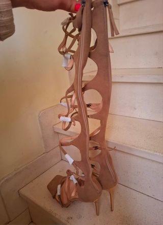 Sandali Gladiatori con Tacco alla Romana