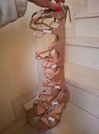 Sandali Gladiatori con Tacco alla Romana