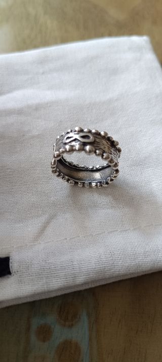 Anillo mujer plata infinito 
