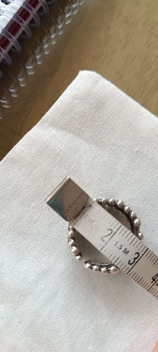 Anillo mujer plata infinito 