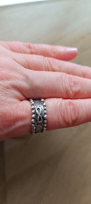 Anillo mujer plata infinito 