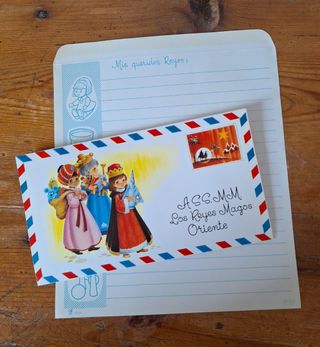 Antigua carta sobre Reyes Magos