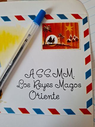 Antigua carta sobre Reyes Magos