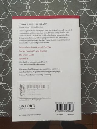 Doctor Faustus and Other Plays (Oxford World's Classics)