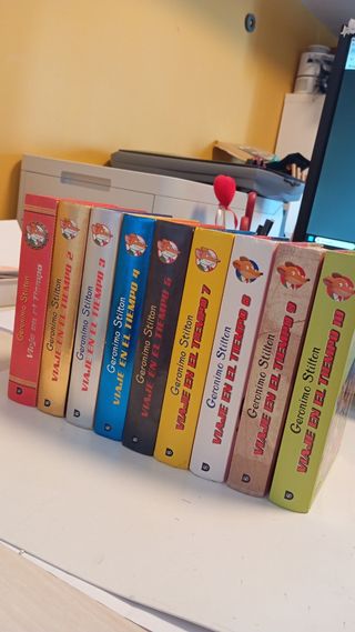 Lote libros Stilton Viajes en el tiempo