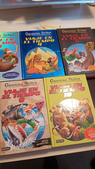 Lote libros Stilton Viajes en el tiempo