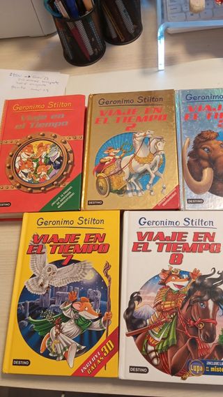 Lote libros Stilton Viajes en el tiempo