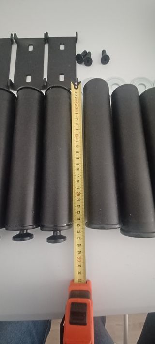 Patas para un somier tapizado