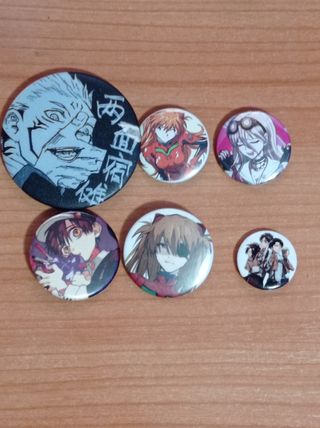 Chapas de animes variados