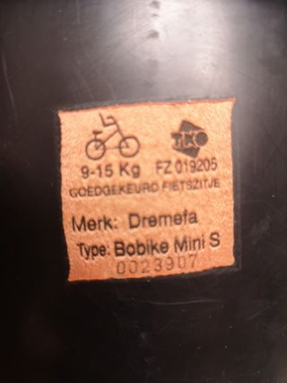 Silla portabebe bicicleta