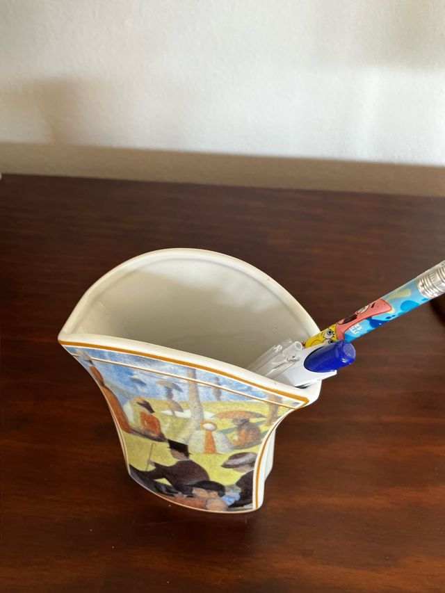 Lapicero jarrón decorativo vintage