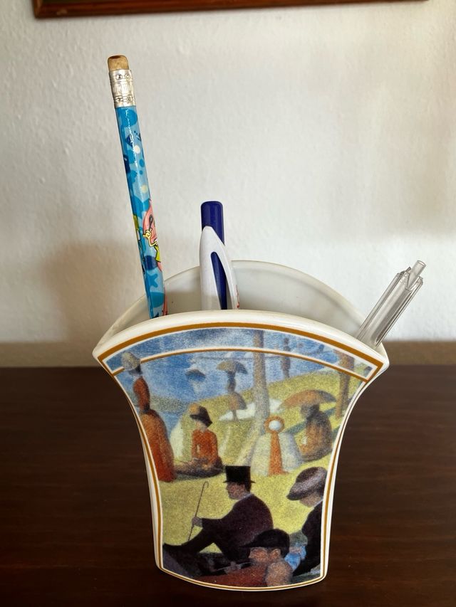 Lapicero jarrón decorativo vintage