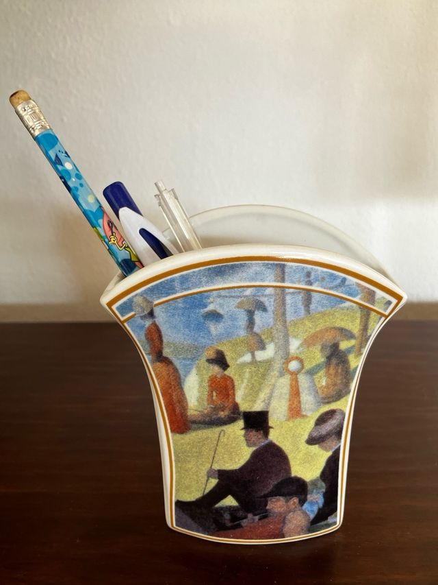 Lapicero jarrón decorativo vintage