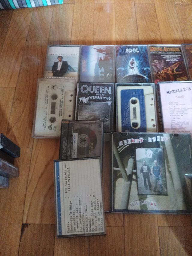 27 casettes original y grabaciones y cd