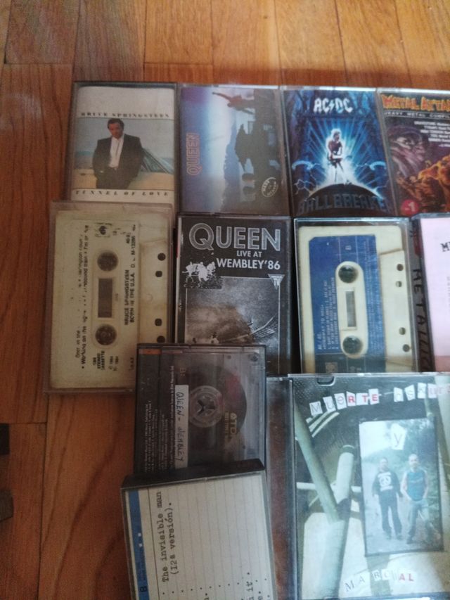 27 casettes original y grabaciones y cd
