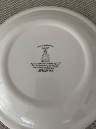 2 platos decorativos Londres