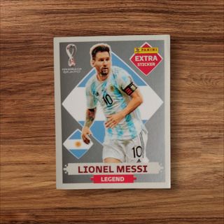 Lionel Messi Extra Sticker Plata