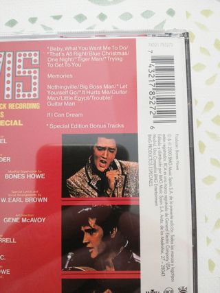 CD Elvis Presley. NBC TV special.