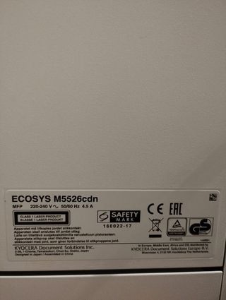 Impresora Láser KYOCERA ECOSYS M5526cdn + TONER