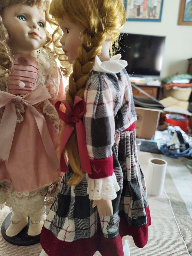 Muñeca de porcelana Trenzas 