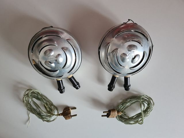 Coppia Scaldini elettrici Vintage