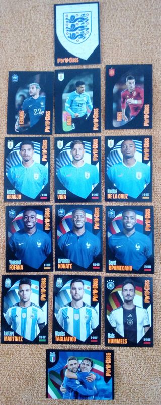 Cromos Messi, Morata Batistuta WORLD CLASS+ Album.