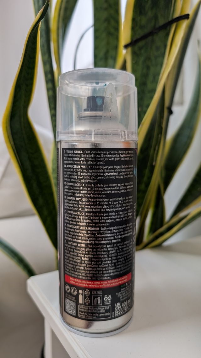 Spray acrílico azul