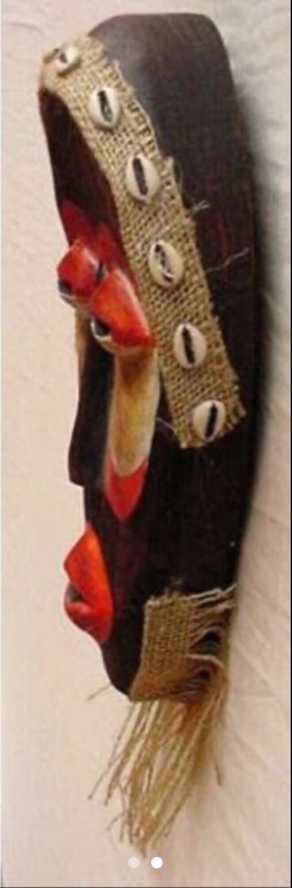 Maschera etnica legno