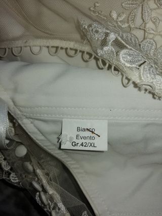 Traje de novia blanco