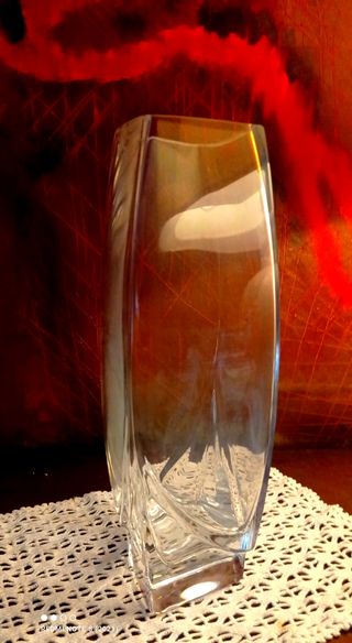 2 vasi in cristallo Anni 80