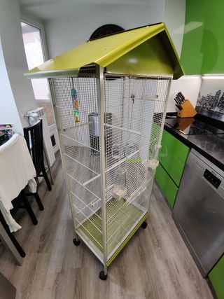 Jaula para loros