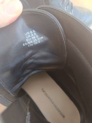Botines estilo militar